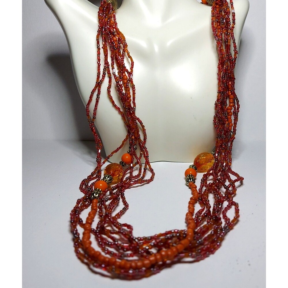Necklace Statement Variety colors and sizes 34"